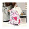 Happy Valentines Day Pink Love Toalla de baño con diseño