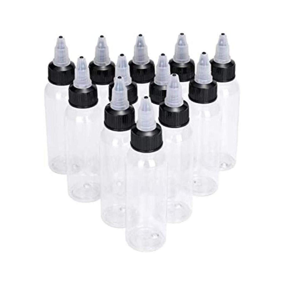 DOWEI Botella de tinta de 2.0 fl oz 12 unidades tapa