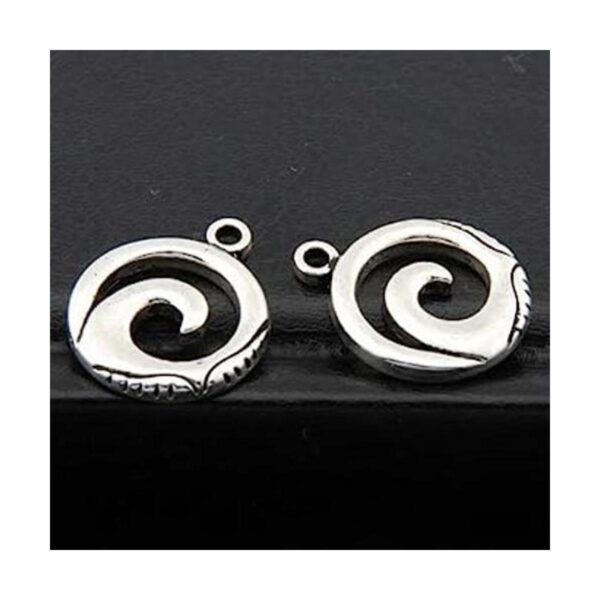 Dijes a granel con 25 ondas chapados en plata 0.669 x_1