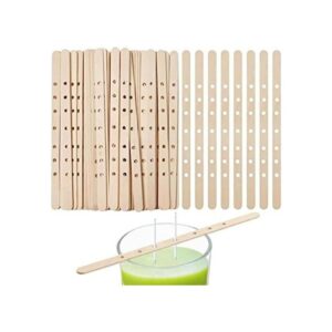 Anjmd 100 soportes de mecha de madera para velas_1