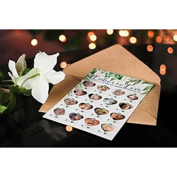 Juego de 31 tarjetas de trabajo o amor para baby shower_2