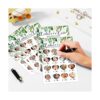 Juego de 31 tarjetas de trabajo o amor para baby shower_4