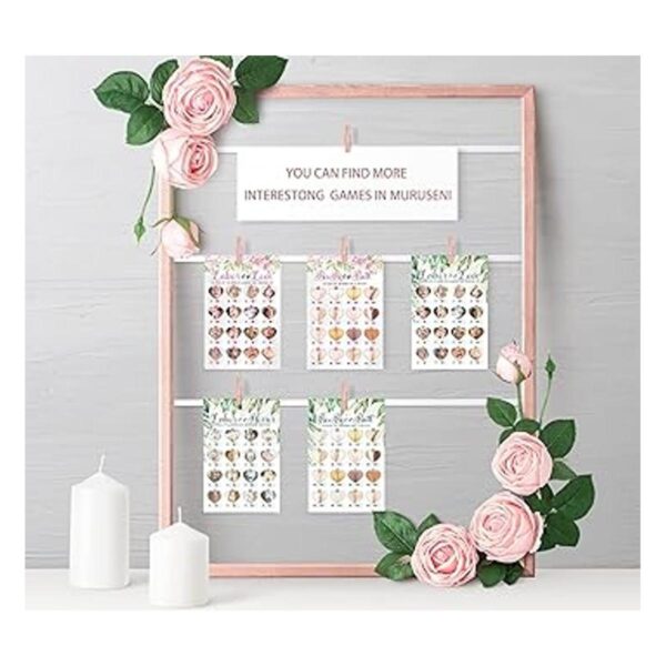 Juego de 31 tarjetas de trabajo o amor para baby shower_6