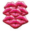 Globos gigantes de labios rojos 30 pulgadas paquete de_1