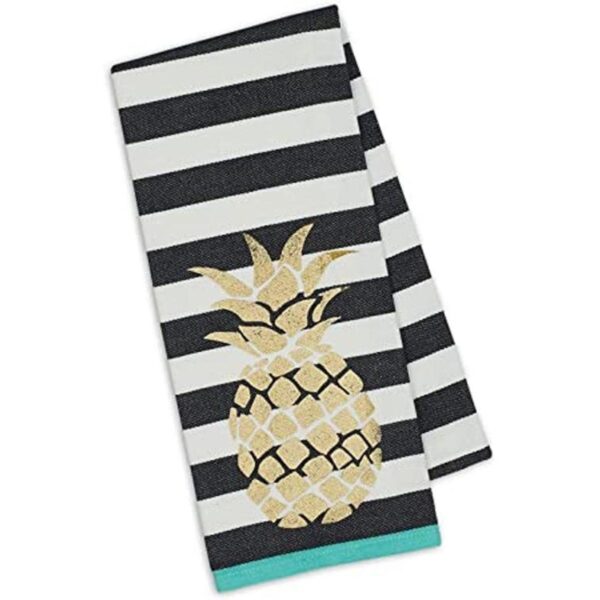 Design Imports Pineapple and Palms Mantelería de 18 x 28_1