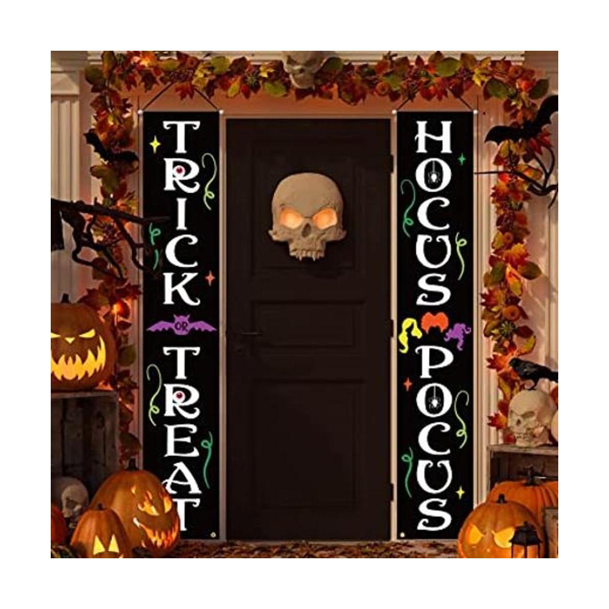 Decoraciones de Halloween al aire libre carteles de