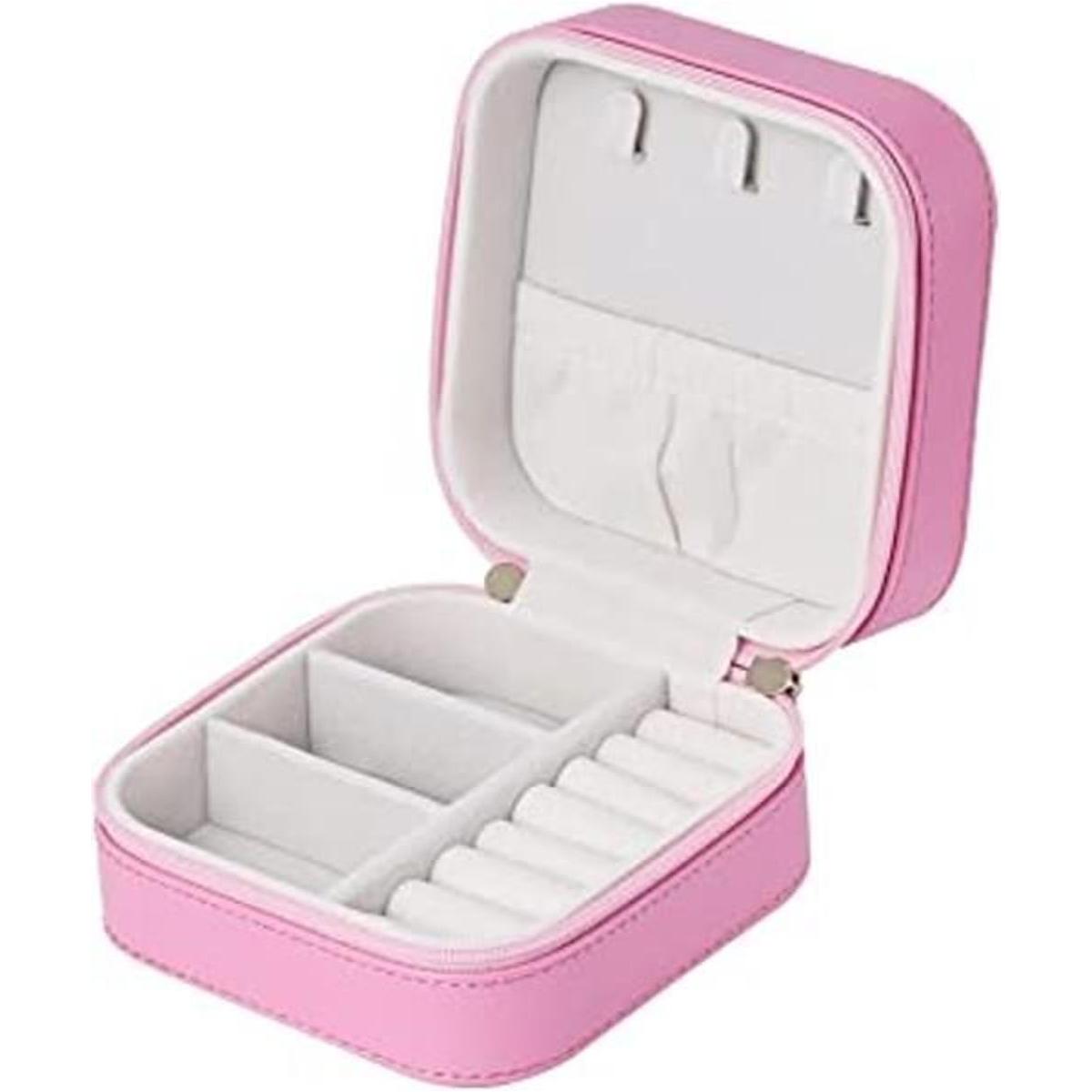 Joyero de viaje de cuero de lujo para mujer mini