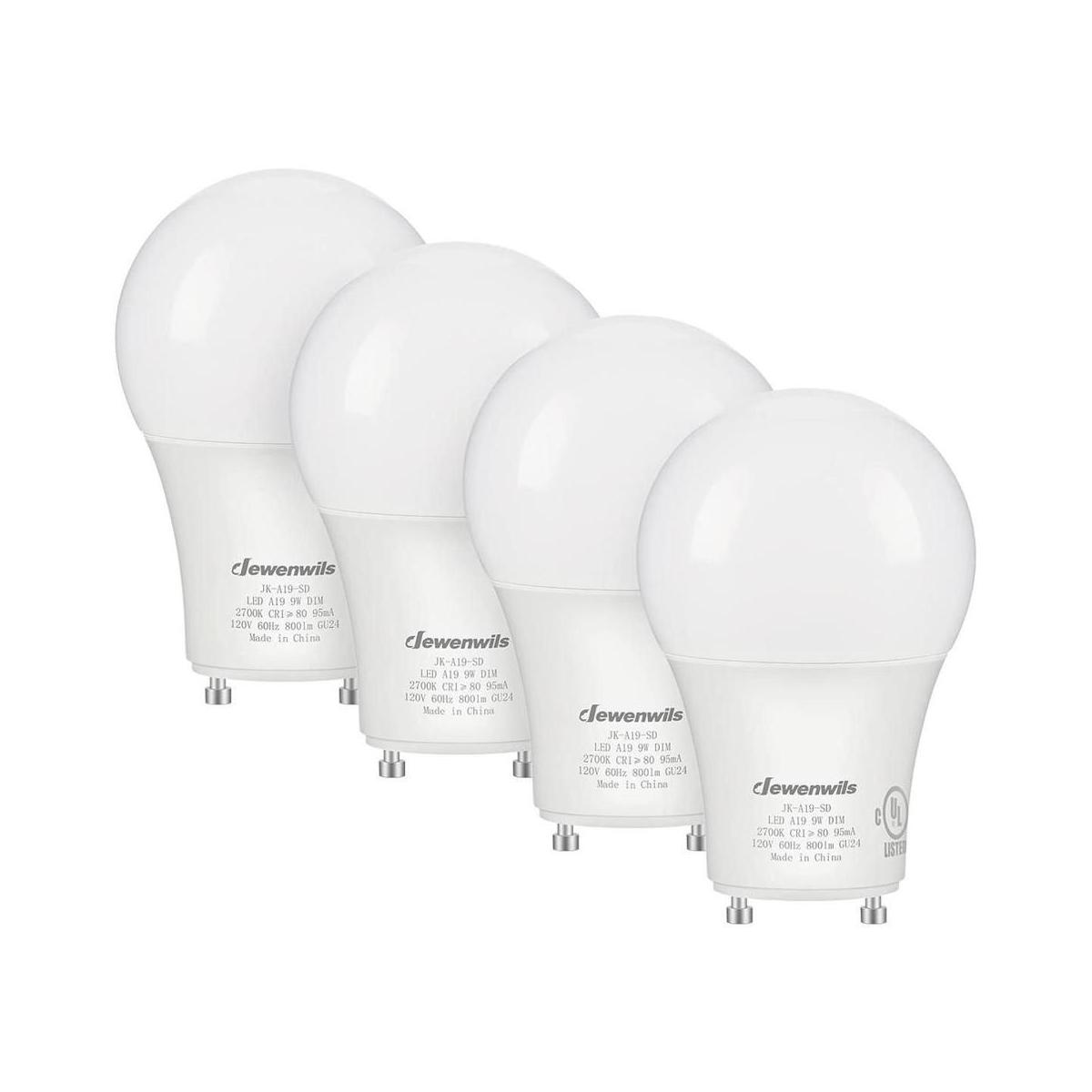DEWENWILS Bombilla LED GU24 equivalente a 60 W bombillas