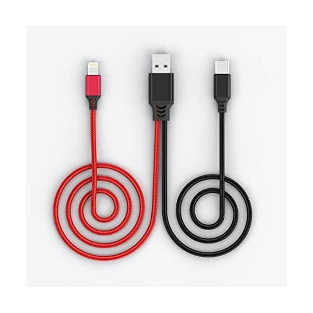 Multi 2 en 1 USB universal cable de carga para iPhone 3.9