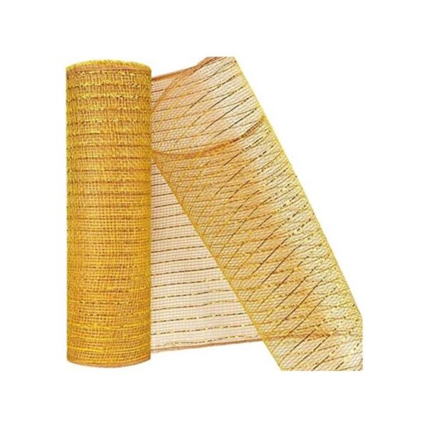 MIKIMIQI Deco Mesh Cinta decorativa de malla de 10