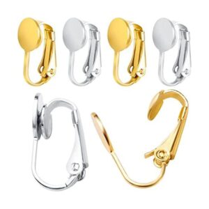Hmjpng 20 unidades de convertidores de aretes con clip de