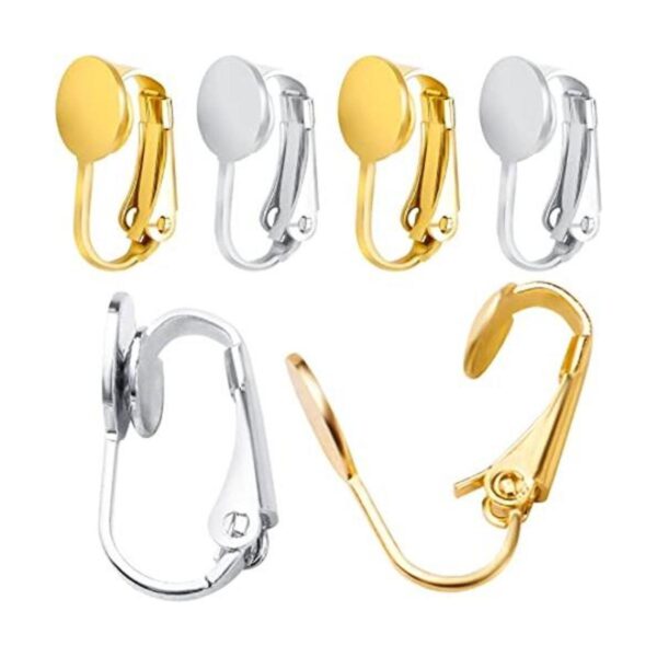 Hmjpng 20 unidades de convertidores de aretes con clip de