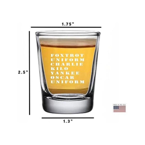 Funny Foxtrot You Vaso de chupito de regalo para_2