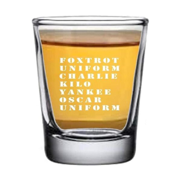Funny Foxtrot You Vaso de chupito de regalo para_1