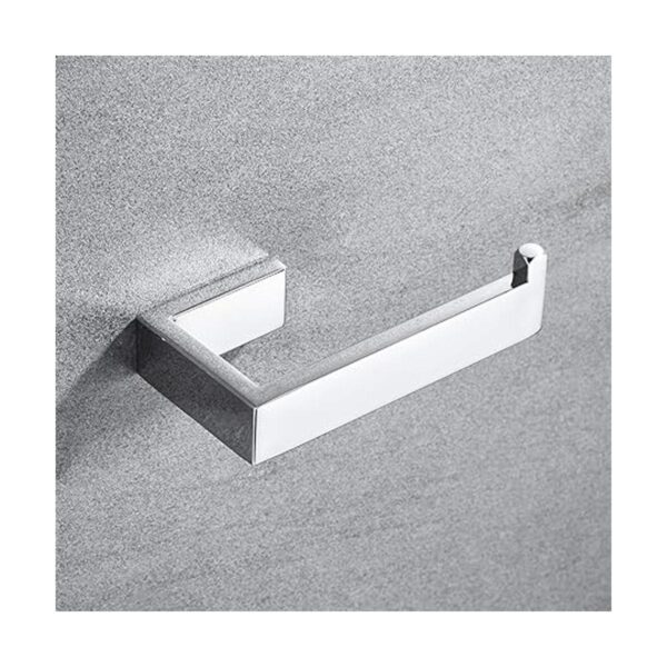 JunSun Soporte rectangular para papel higiénico de acero