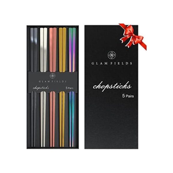 GLAMFIELDS Palillos de metal reutilizables aptos para