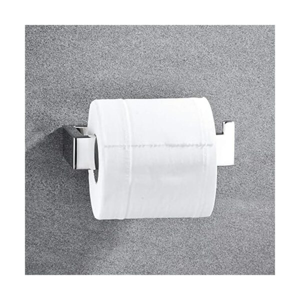 JunSun Soporte rectangular para papel higiénico de acero
