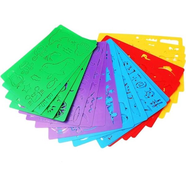 HADDIY Juego de plantillas de dibujo para niños 20