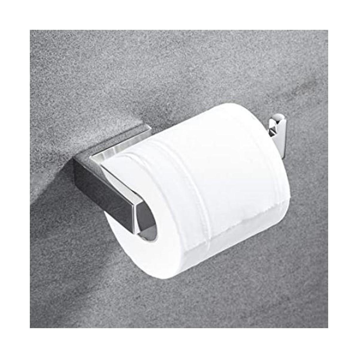 JunSun Soporte rectangular para papel higiénico de acero