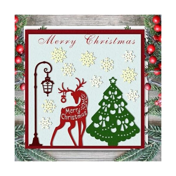 Troqueles de metal para decoración de Navidad diseño de_4