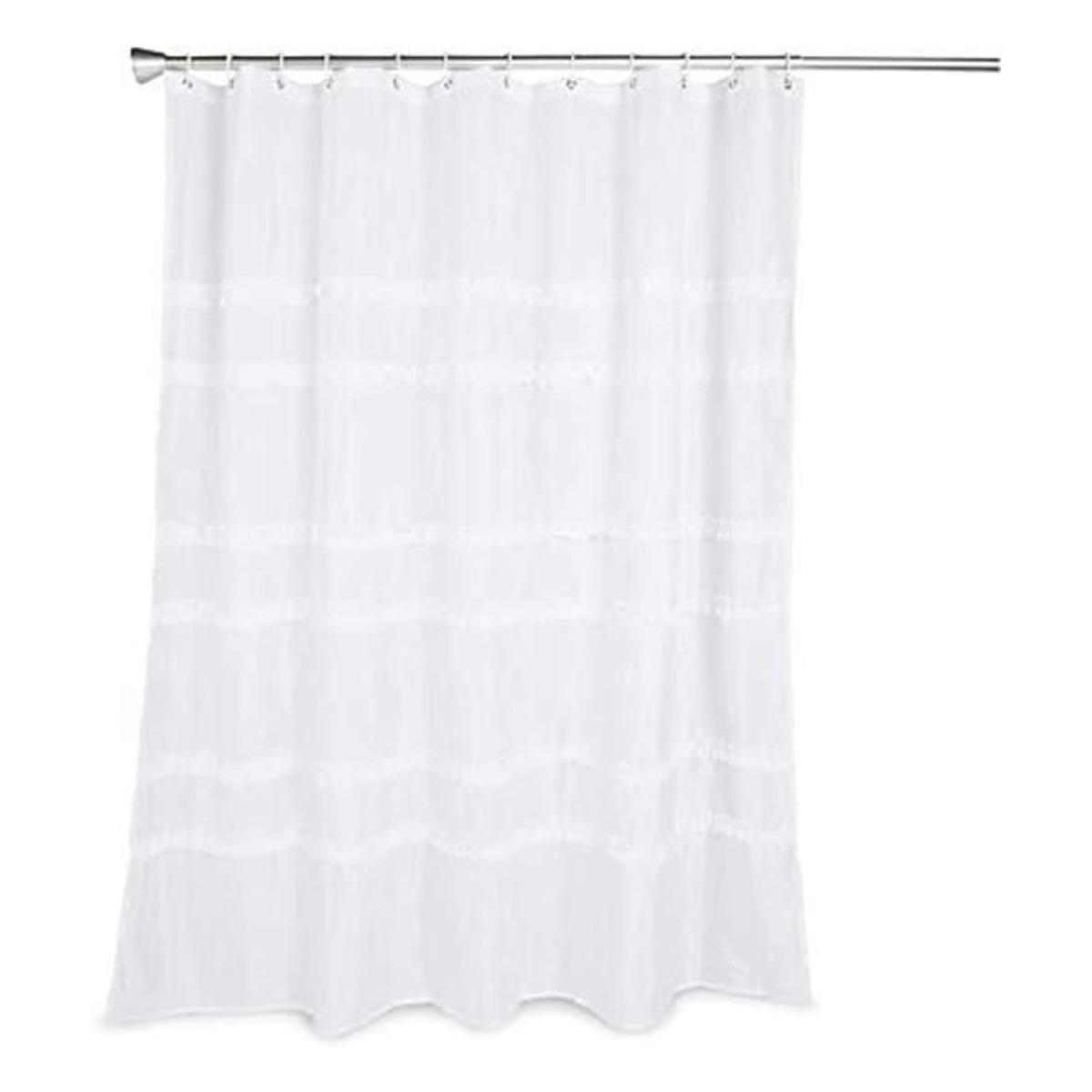 Juego de cortinas de ducha con 12 ganchos decoración