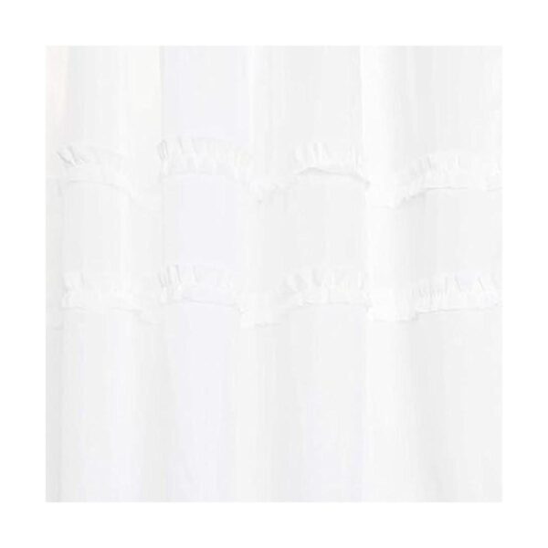 Juego de cortinas de ducha con 12 ganchos decoración_5