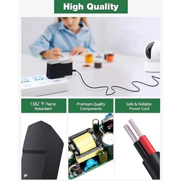 JOVNO Fuente de alimentación de 12 V 1 A 100 a 240 V CA_5