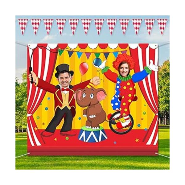 Decoración de fiesta de circo de carnaval decoración de_3