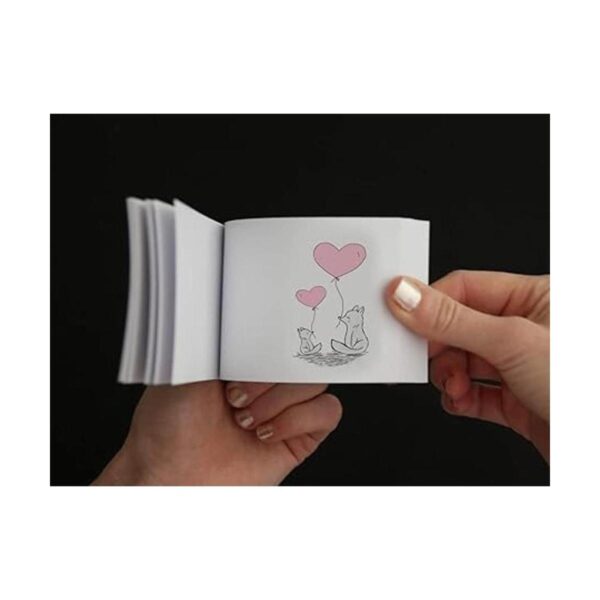 Papel de libro abatible en blanco con agujeros 240 hojas_3
