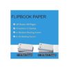 Papel de libro abatible en blanco con agujeros 240 hojas_5