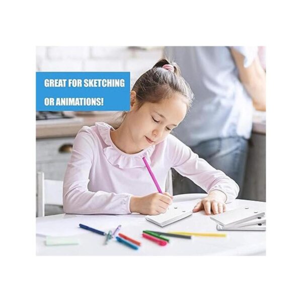 Papel de libro abatible en blanco con agujeros 240 hojas_2