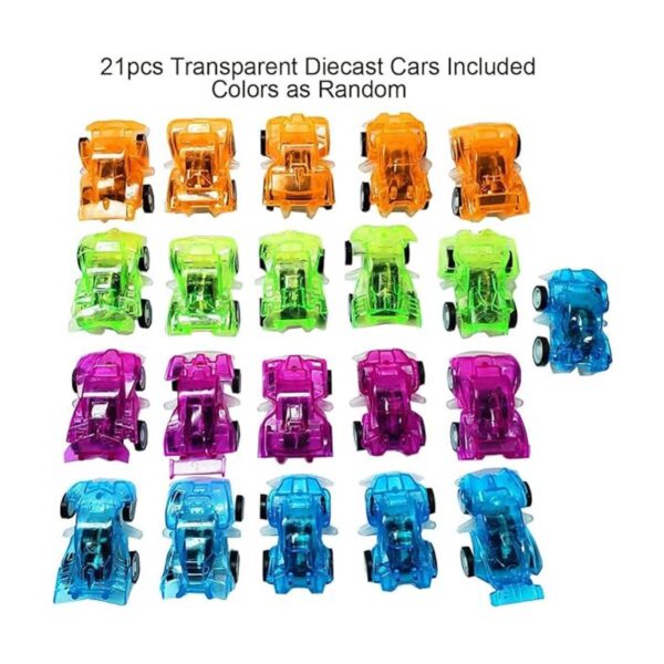 42 piezas de vehículos de tracción trasera mini juguetes_3