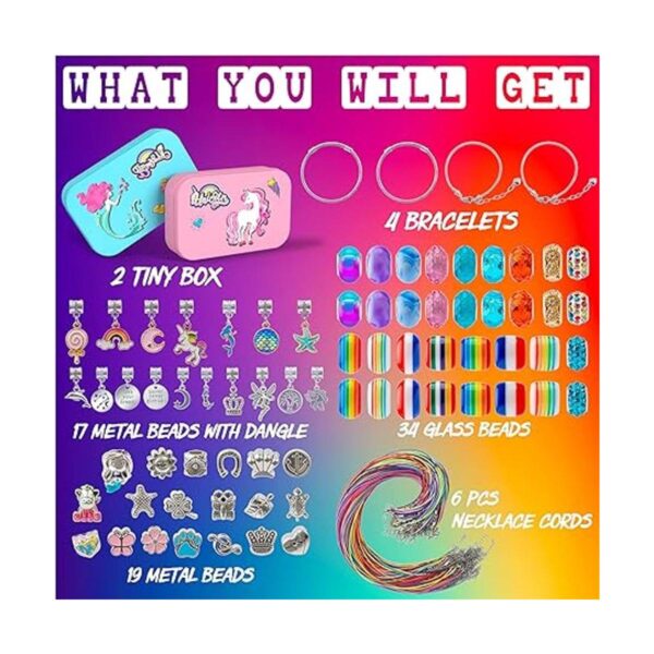 Kit de fabricación de pulseras para niñas suministros de