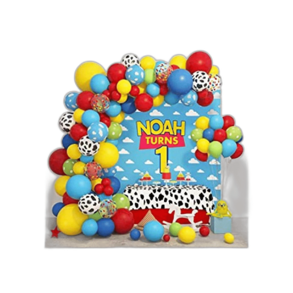 Kit de guirnalda de arco de globos inspirados en juguetes_1