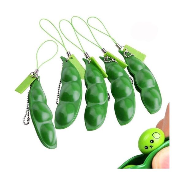 Anpole Paquete de 5 juguetes para ansiedad Peapod llavero_1