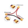 Juego de 2 adaptadores de cable de silicona suave ShareGoo_2