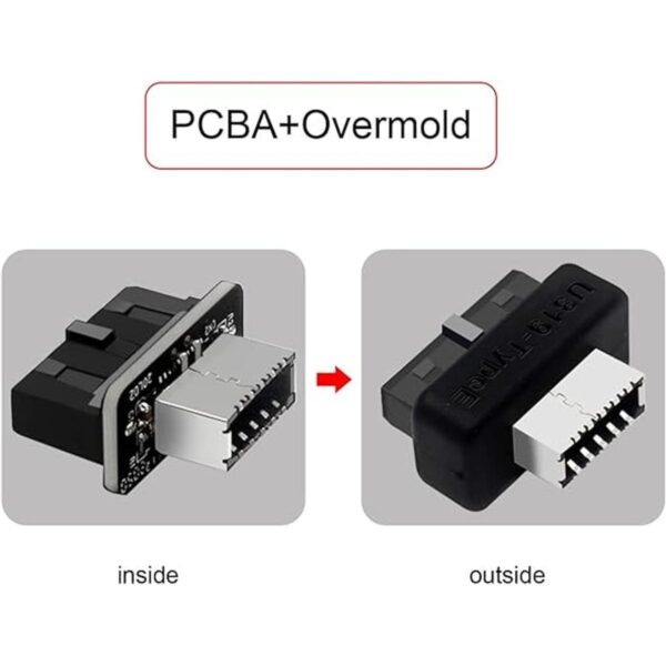 NFHK Overmold USB 3.1 Adaptador de extensión macho para_3