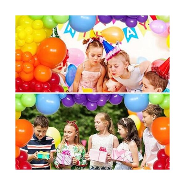 KAWKALSH Kit de arco de globos de arco iris 111 piezas de_6