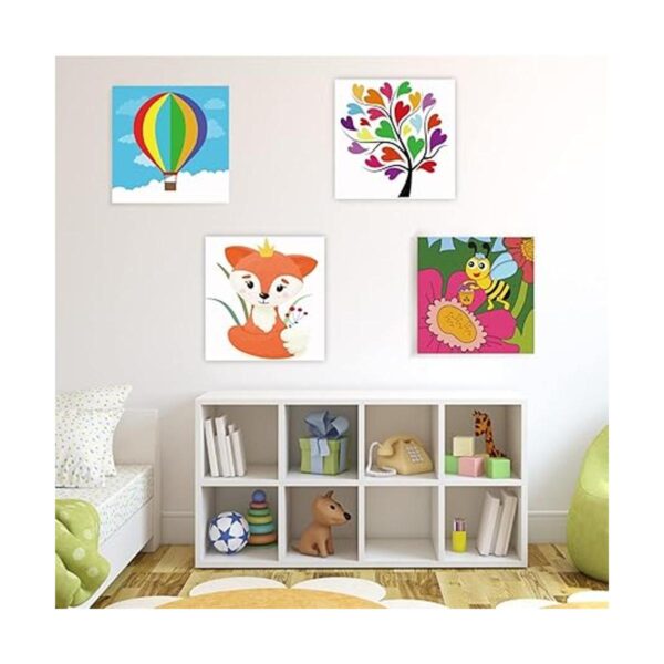Aosemili Juego de pintura acrílica para niños 4 paneles_3
