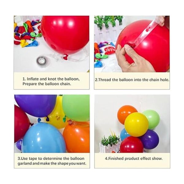 KAWKALSH Kit de arco de globos de arco iris 111 piezas de_3