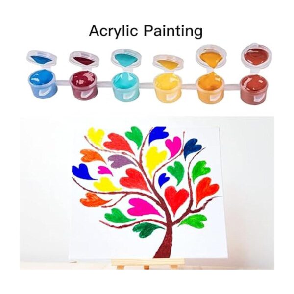 Aosemili Juego de pintura acrílica para niños 4 paneles_5