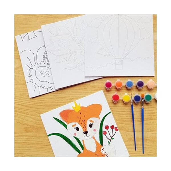 Aosemili Juego de pintura acrílica para niños 4 paneles_2