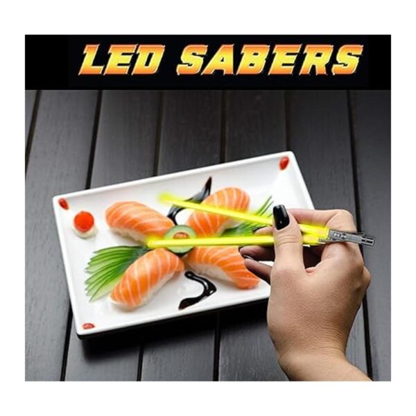Light Up Star Wars Palillos de sable con luz LED
