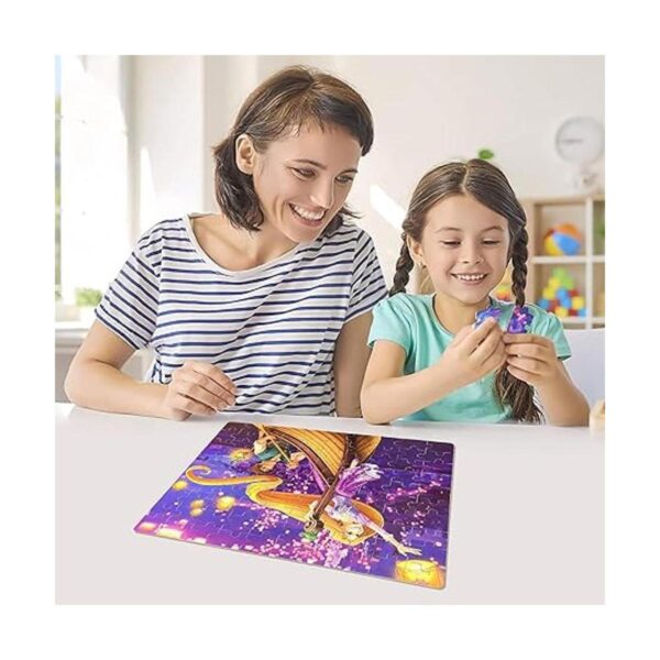 LELEMON Rompecabezas de princesa Disney en una caja de_5