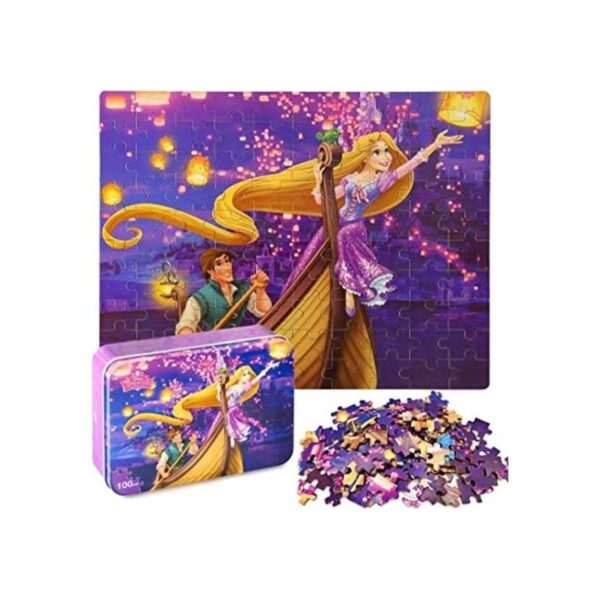 LELEMON Rompecabezas de princesa Disney en una caja de_1