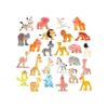 Juguetes a granel de animales 24 piezas de mini figuras_1
