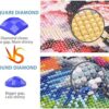 Kit de pintura de diamante 5D con diseño de ala de ángel