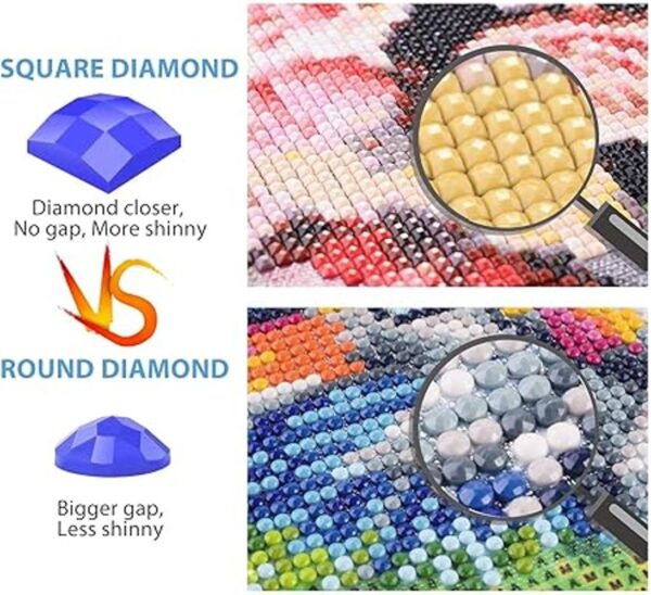 Kit de pintura de diamante 5D con diseño de ala de ángel