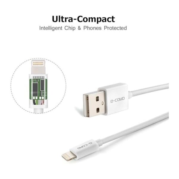 GCord Cable de carga y sincronización corto Lightning a_5