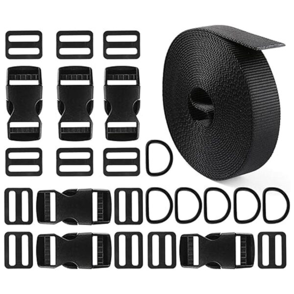 Correa de hebillas de 1 pulgada correas de nailon de 6